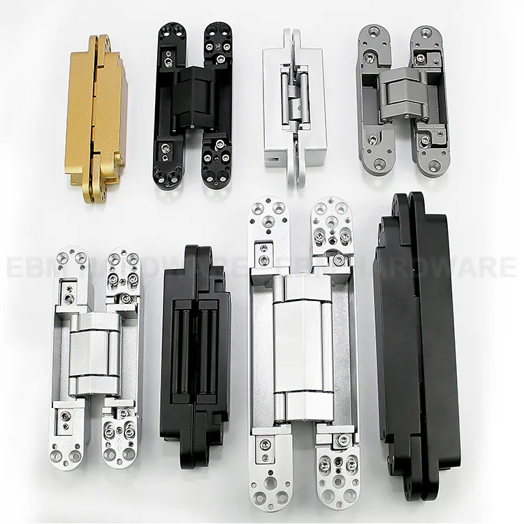 120kg 헤비 듀티 3D 조정 가능한 보이지 않는 숨겨진 경첩 3 방향 조정 가능한 은폐 도어 경첩