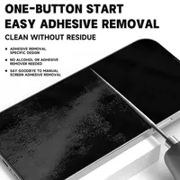 Dissolvant de colle OCA électrique Luowei GR-01 avec batterie grande capacité 1800 mAh pour le nettoyage et l'élimination de la colle des écrans LCD de téléphones portables