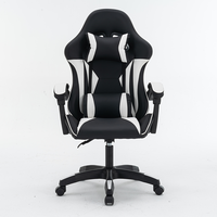 Chaise de jeu de course en PVC la plus vendue, pivotante à 360 degrés, avec accoudoirs articulés, en cuir de haute qualité, design moderne et pivotant