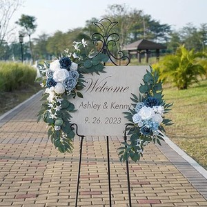Arco de Flores Artificiales de Seda para Decoración de Bodas, Fondo para Área de Bienvenida, Decoración Colgante para Exteriores, Diseño de Puerta, Venta al por Mayor - Product Image 3