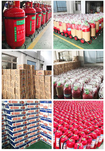 Extintor de Polvo Químico Seco con Ruedas Kunan de 25 kg, Acero al Carbono, Clase ABCE, CCS Rojo, 36 Meses de Garantía - Product Image 5