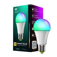Ampoule LED intelligente Wi-Fi RGB E27 en aluminium 10W avec contrôle vocal sans fil et télécommande, certifiée ETL ROHS pour une utilisation optimisée avec le rythme musical