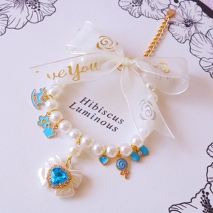 <b>Pet</b> Pearl Crystal Necklace Adjustable Sweet Style Dog Cat <b>Collar</b> Jewelry Accessory All Seasons - Product Image 2