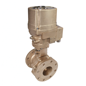 Vanne à bille électrique antidéflagrante en acier inoxydable à 2 voies COVNA, commande urgente HK60Q-EX-F, vanne à bille motorisée à bride électrique - Product Image 5