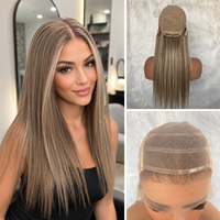 Perruques Médicales Populaires 2026 – 100% Cheveux Humains, Dentelle HD, Base en Soie, Sans Colle, Petit Bonnet, Couleur Blonde – Prêtes à l'Expédition pour Femmes