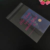 Pochettes de protection personnalisées transparentes imprimées en héliogravure pour menus, sacs rétractables en plastique BOPP/OPP refermables pour livres de bandes dessinées et emballages