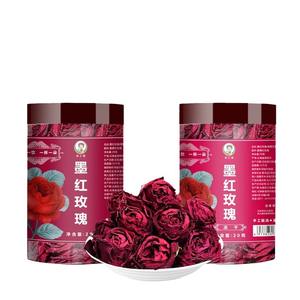 Лучшая цена, сушеный темно-красный цветок розы большой формы, оптовая продажа, закуска свежей сублимированной красной розы для чая - Product Image 6