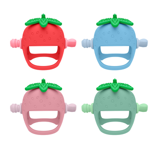 Característica sensorial Juguete para bebés Mordedor de silicona sin BPA unisex Mordedor masticable suave para bebés - Product Image 4