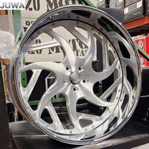 Jantes forgées JUWA 2 pièces 18 19 20 pouces décalées pour M3/M4/X5/X3/<span class=keywords><strong>Z4</strong></span> avec lèvre polie miroir 5x120/114.3/130 PCD - Product Image 1