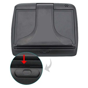 Có thể gập lại 4.3 inch TFT xe Màn hình 12V video HD độ phân giải PAL NTSC hai kênh 4:3 hiển thị DC 24V lật <span class=keywords><strong>LCD</strong></span> TV 12V 24V - Product Image 4