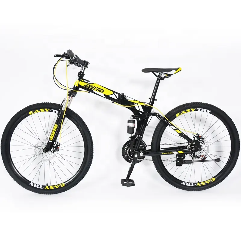 26 polegadas venda Quente personalizado dobrável mountain bike de Alumínio 6061 Quadro de suspensão traseira