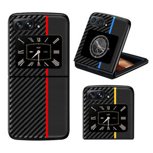 Para <span class=keywords><strong>Motorola</strong></span> <span class=keywords><strong>Razr</strong></span> <span class=keywords><strong>2022</strong></span> 5G caja del teléfono de fibra de carbono de todo incluido protección Moto <span class=keywords><strong>Razr</strong></span> a prueba de golpes a prueba de la cubierta del teléfono - Product Image 1