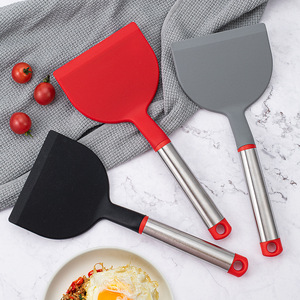 <b>Silicone</b> Spatula With Stainless Steel Handle Nonstick Kitchen <b>Tool</b> For Pancake Cooking - Product Image 4