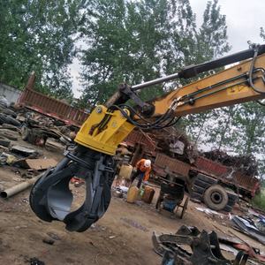 Agarre hidráulico duradero de la chatarra de la placa de acero para el patio de reciclaje dirigido del excavador 20ton a 30ton - Product Image 5