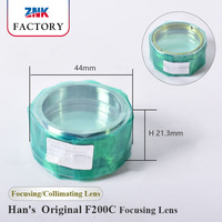 ZNK nouvelle lentille de collimation de mise au point Laser F75 F100 F200 d'origine avec support de lentille pour tête de découpe Laser à Fiber à usage industriel