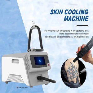 Dernière génération <span class=keywords><strong>de</strong></span> machine <span class=keywords><strong>de</strong></span> refroidissement cutané à air froid pour la <span class=keywords><strong>réduction</strong></span> <span class=keywords><strong>de</strong></span> la douleur lors du traitement <span class=keywords><strong>de</strong></span> l'élimination des tatouages - Product Image 1