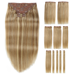<span class=keywords><strong>Clip</strong></span> en gros vrais extensions de cheveux humains de haute qualité naturelle sans couture <span class=keywords><strong>Clip</strong></span> dans l'<span class=keywords><strong>extension</strong></span> de cheveux bruts - Product Image 5