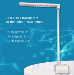 Bassin de bain électrique pour perroquets avec circulation automatique de l'eau, grande <span class=keywords><strong>baignoire</strong></span> de douche pour perruches et autres oiseaux - Product Image 6