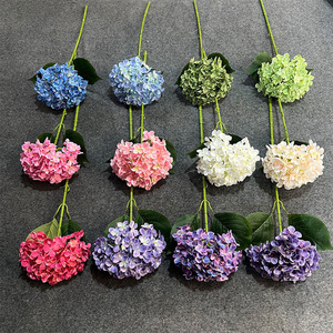 Fleurs artificielles en soie Anna Hydrangea pour décorations de mariage, maison, salon et accessoires de photographie en extérieur - Product Image 2