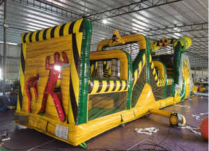 Carrera de obstáculos inflable comercial con tema tóxico con piscina Wipeout inflable 5K <span class=keywords><strong>Run</strong></span> Sport Game para adultos - Product Image 6