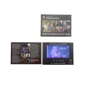 Pantalla LCD personalizada Componentes del reproductor de tarjetas de vídeo Tarjeta de vídeo Módulo de folleto de vídeo - Product Image 5