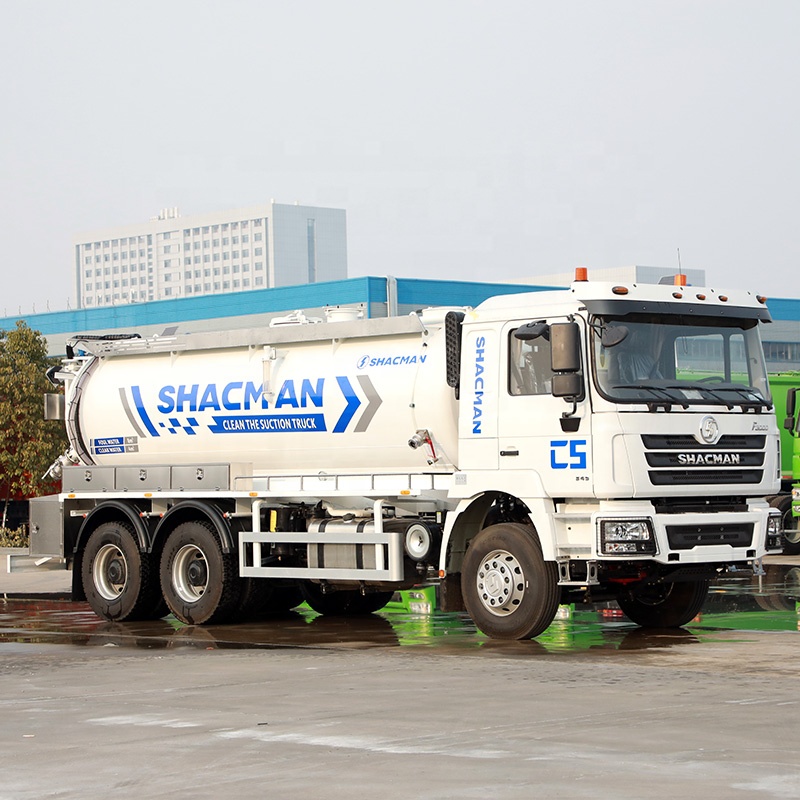Shacman 6x4, комбинированная канализационная струйная вакуумная машина для всасывания сточных вод F3000 с резервуаром для грязной воды 8 м3, резервуар для чистой воды 4 м3