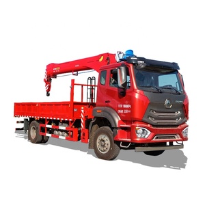 होओ 4x2 घुड़सवार क्रेन ट्रक 6 टन टेलीस्कोपिक बूम ट्रक बिक्री के लिए - Product Image 1
