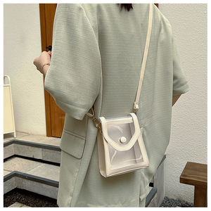 Bolso cruzado de teléfono personalizado, bolso de hombro informal transparente de PVC, Bolso pequeño de moda, bolso de mensajero - Product Image 1