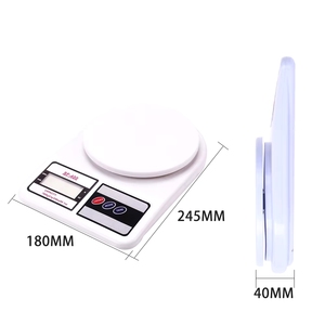 Balance de cuisine électronique numérique <span class=keywords><strong>Yowu</strong></span> au meilleur prix, en plastique ABS, 10 kg, 1 g, avec fonction de mesure du poids - Product Image 5