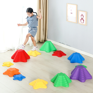 Juguetes para Autismo para Interiores y Exteriores, Juego de Carrera de Obstáculos para Niños, Piedras para Saltar y de Equilibrio para Ejercicio para Niños - Product Image 2