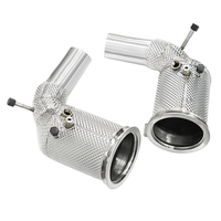 Tubería de Escape de Alto Flujo para 911 992 3.0T, Acero Inoxidable 304 de Alta Calidad con Aislamiento