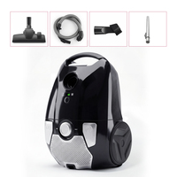Penyedot Debu Canister Berkantong dengan Motor 1200W, Teknologi Siklon Hisap 15KPa, dan Filter HEPA