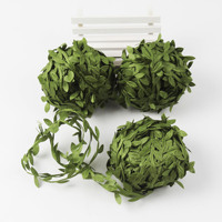 Spot Seide Stoff Blatt Kranz dekorative Accessoires grünes Blatt Rattan Simulation DIY Kranz Material Seiden blätter