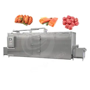 ORME Shelled Fresh Shrimps Iqf Blueberry Industrial Horizontal Freezer Mechanical Machine Corn Automatic