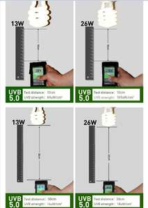 LUCKY HERP UVA <span class=keywords><strong>UVB</strong></span> 100 <span class=keywords><strong>150</strong></span> 13W 15W 23W 26W <span class=keywords><strong>uvb</strong></span> ampoule pour reptile tropical et désert avec ETL, CE et ROHS - Product Image 2