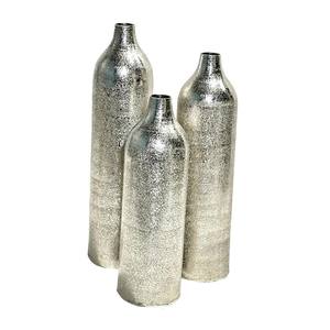 Jarrones de boda de aluminio con acabado de cobre para decoraciones de boda, jarrones de flores con textura de Metal para decoración de mesa, diseño único - Product Image 5