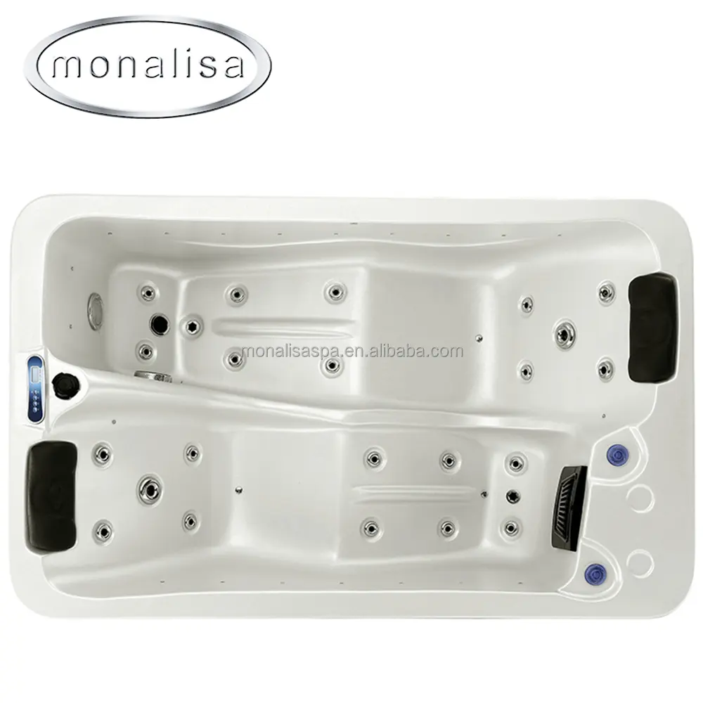 Monalisa-Mini bañera de hidromasaje para hombre y mujer, escurridor de masaje al aire libre, modelo acrílico, spa, dos modernos apartamentos