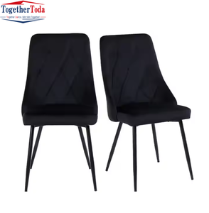 Ensemble de chaises de salon modernes et confortables à dossier haut, en tissu durable, pour hôtel de luxe, restaurant extérieur et usage intérieur, écologiques et stables - Product Image 5