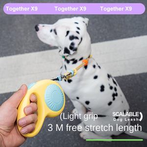 Correa retráctil iluminada para perro, correa de seguridad reflectante de longitud ajustable, Correa personalizada para mascotas para caminar de noche - Product Image 3
