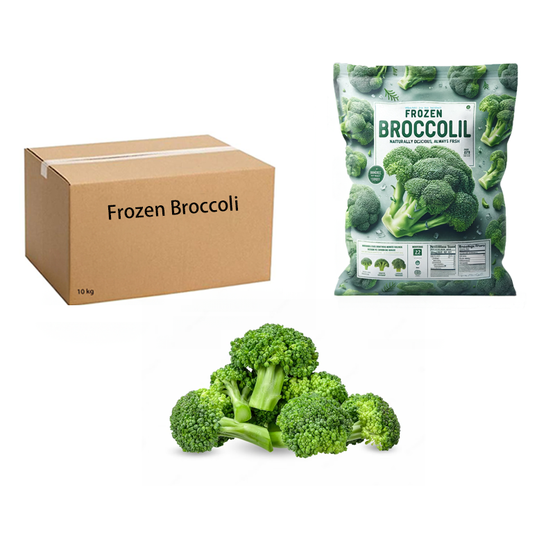 OEM/ODM High Quality Hot Sell China Factory Frozen Vegetable Food for Wholesales and Retail IQF Frozen Broccoli Cube HACCP BRC