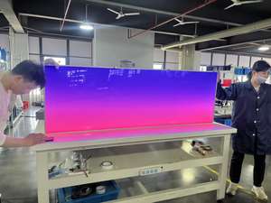 Panneau lumineux LED personnalisé RVB rectangulaire <span class=keywords><strong>Lumi</strong></span> Sheet 2LED de contrôle séparé pour l'intérieur - Product Image 2