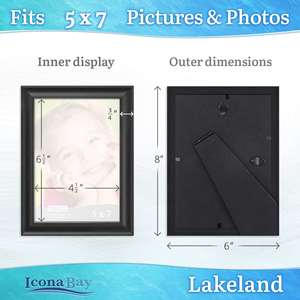 Cadres photo en MDF personnalisés 5x7, fabrication artisanale, décoration murale pour la maison, vente en gros à prix d'usine. - Product Image 3