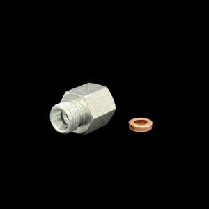 Conector de Transición Hidráulico Recto de Acero Inoxidable/Acero al Carbono de Tamaño Estándar Métrico de 5CM/5DM - Product Image 3
