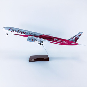 1/158 Quy Mô 47Cm Qatar Đường Bay Boeing B777 Diecast Nhựa Mô Hình Máy Bay Với Bánh Răng Hạ Cánh - Product Image 5