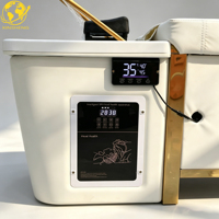 Table de massage moderne en acier inoxydable pour salon de coiffure, sans plomberie, réglable, durable, marque XS, réservoir d'eau 90L