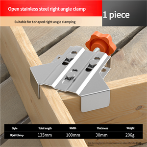 Wugeon thép không gỉ góc bên phải chủ 90 độ sửa chữa Clip mô hình wugeon-kẹp cho chế biến gỗ thẳng công cụ phụ trợ cho - Product Image 2