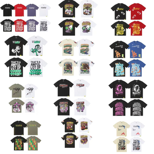 Camiseta de diseñador de streetwear personalizada al por mayor 2026 con estampado 3D de jarabe para la tos, de algodón holgado para hombre - Product Image 2