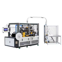 Prix bas, machine de production de gobelets en papier jetables à grande vitesse, machine automatique pour la fabrication de gobelets en papier pour la crème glacée