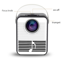Sannce Rohs FCC — projecteur portable de haute qualité C3, haute luminosité, pour maison intelligente, projection de courte
