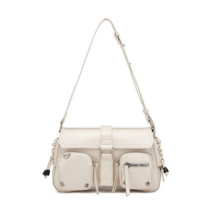 Bolso de Hombro de Cuero PU Vintage 2026 para Mujer, Diseño Geométrico, Correa Única, Estilo Gótico Y2K, para Uso Diario - Product Image 1
